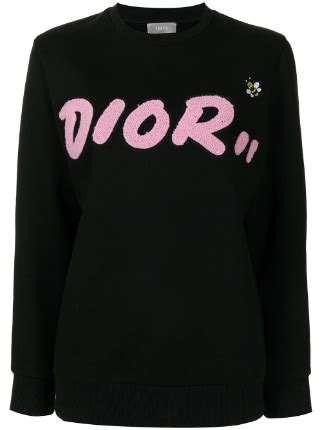 dior patch sweatshirt|DIOR.